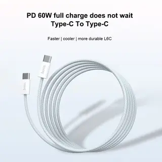 hoco. สายชาร์จ X104 Charging Data Cable PD 60W Fast Charge สายชาร์จชาร์จเร็ว Type-C to… รูปที่ 3