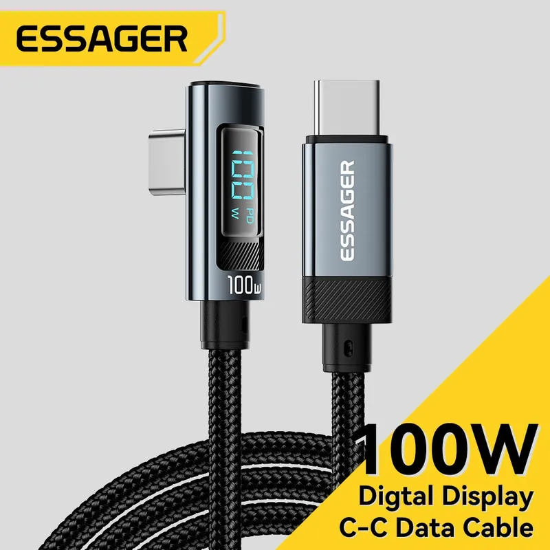 ESSAGER Type C to Type C 100W…