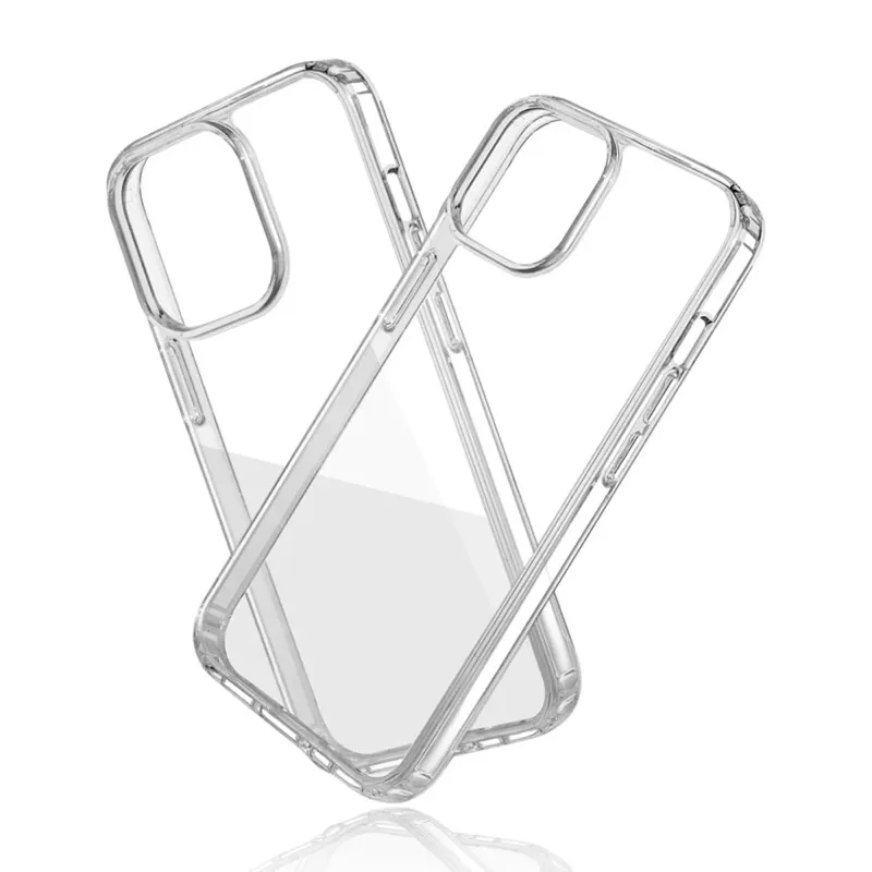 เคสใส สำหรับ iPhone ขอบนิ่มหลังแข็ง(TPU + PC ) เคสกันกระแทก 15 Pro Max 17 18 16 14 13…