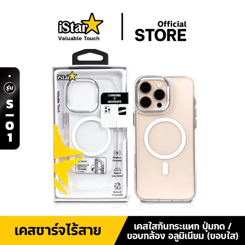 เคสใส แม่เหล็ก ป้องกันการชน เคสไอโฟน 18ProMax 18Pro 17ProMax 17 16ProMax 16 15proamx 15…