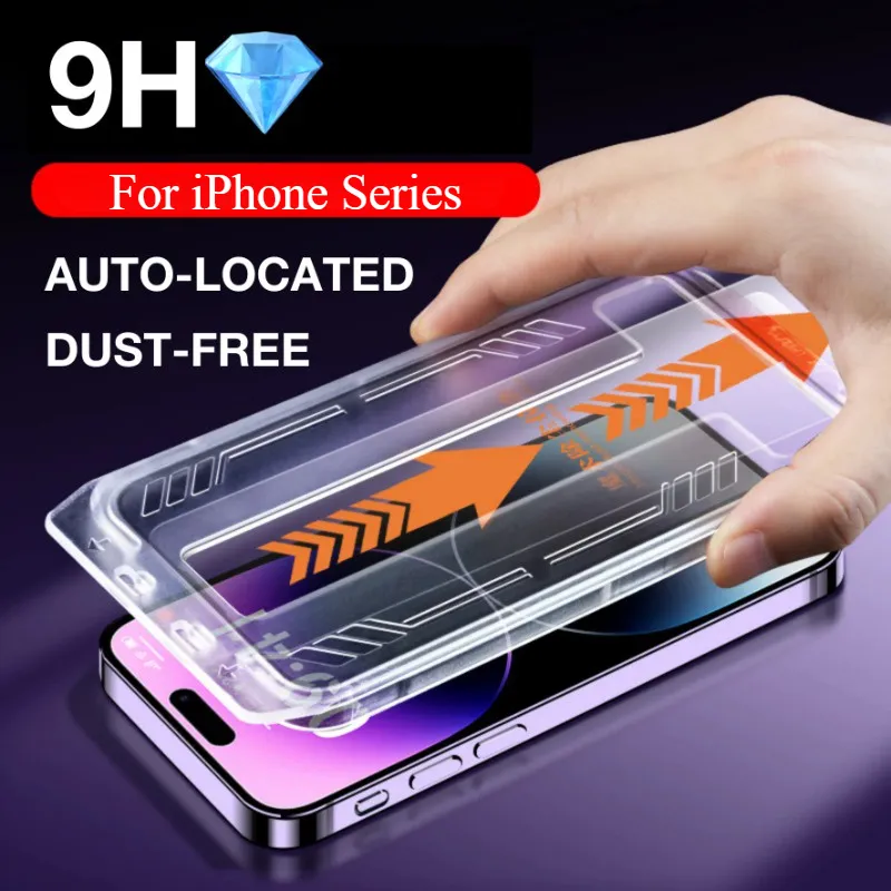 ฟิล์มกระจก เต็มจอ สำหรับ iPhone 16 15 Pro Max 14 Pro Max 13 12 ProMax 7 8 Plus X XR XS…
